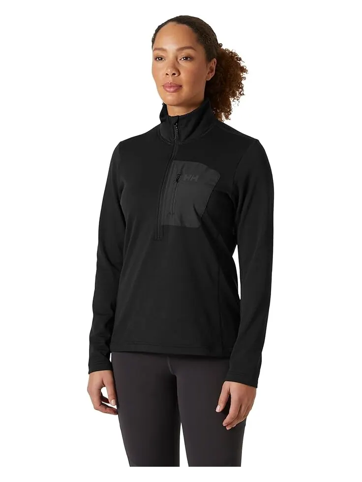 Свитер Helly Hansen Versalite 1/2 Zip Fleece — изображение 1 из 4, черный