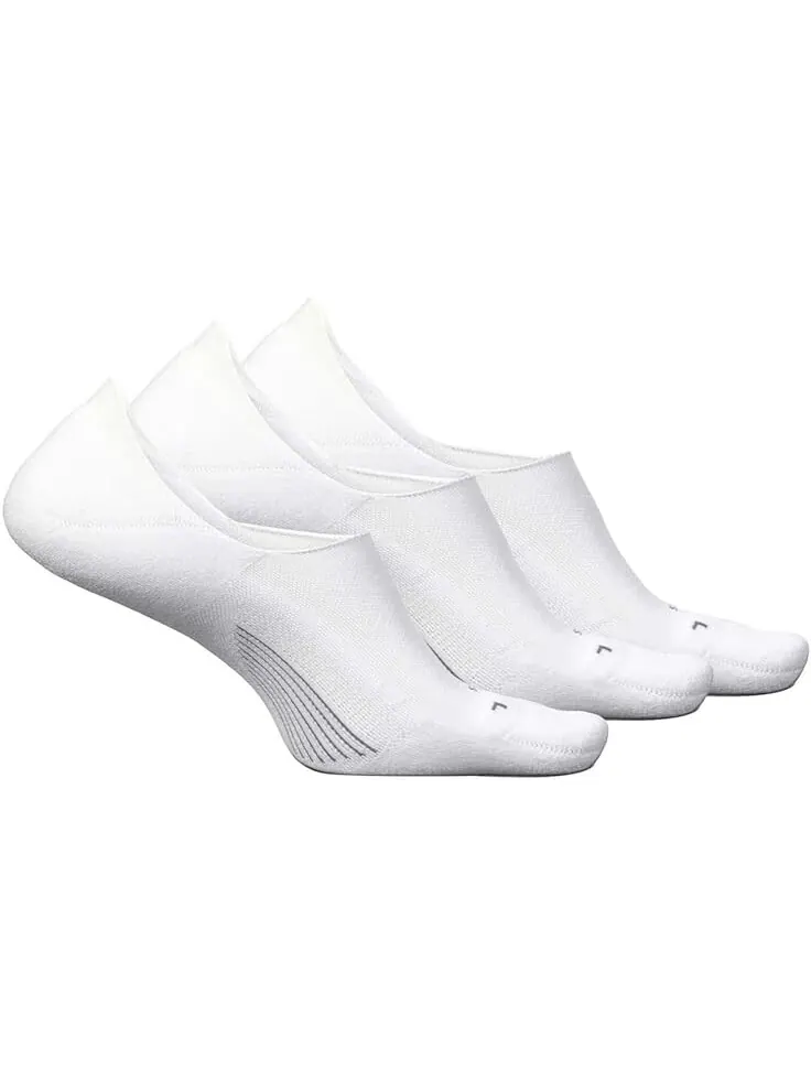 Носки Unisex Feetures Elite Invisible Light Cushion 3-Pair Pack — изображение 1 из 1, белый