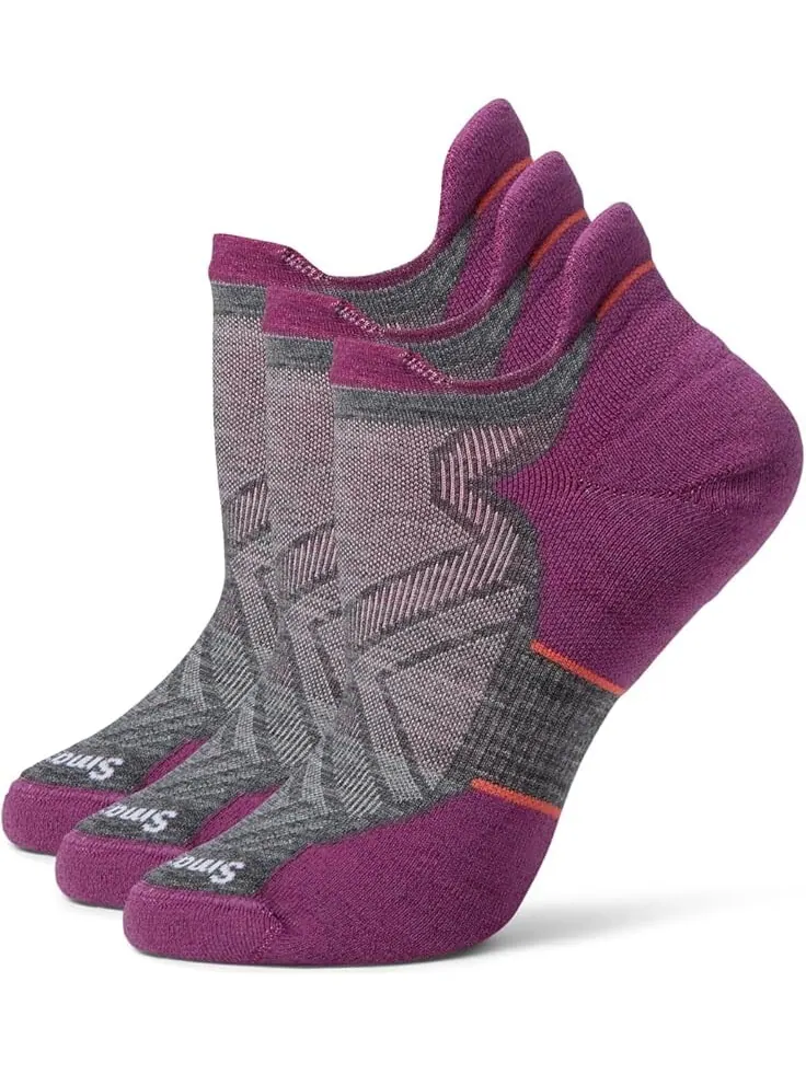 Носки Smartwool Run Targeted Cushion Low Ankle Socks 3 Pack — изображение 1 из 1, серый