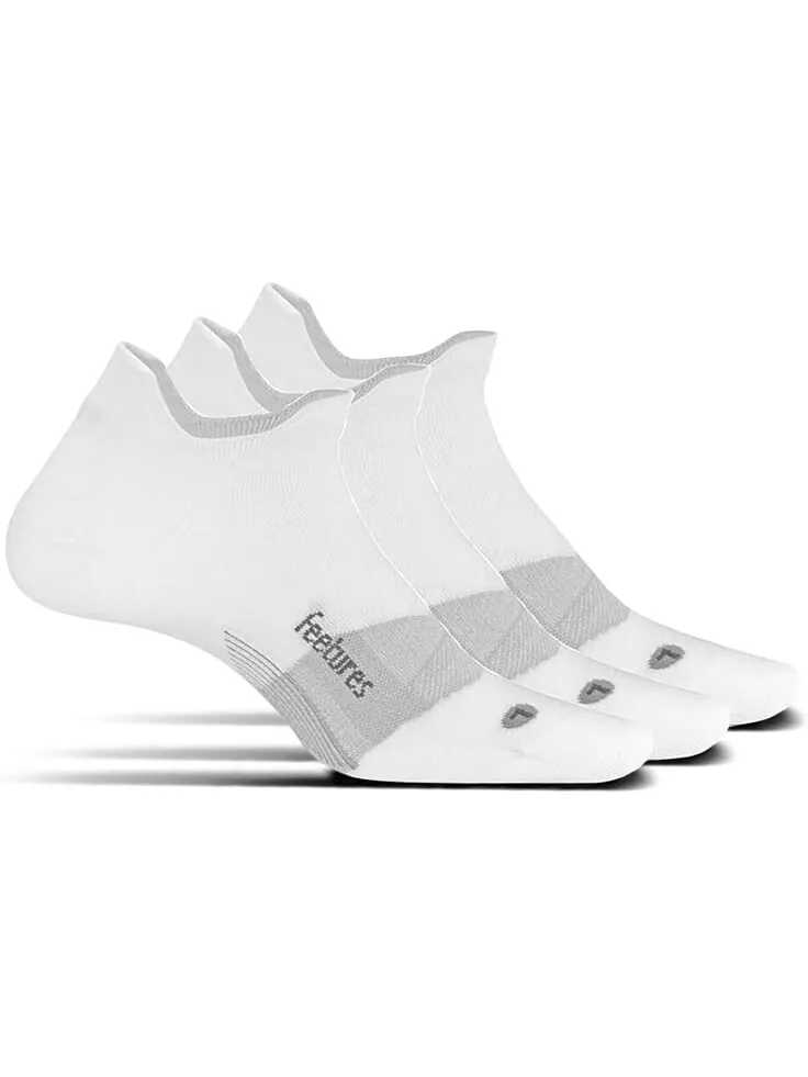 Носки Unisex Feetures Merino 10 Ultra Light No Show Tab 3-Pair Pack — изображение 1 из 1, белый