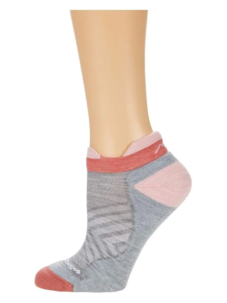 Носки Darn Tough Vermont Run No Show Tab Ultra-Lightweight with Cushion — изображение 1 из 1, пепельный