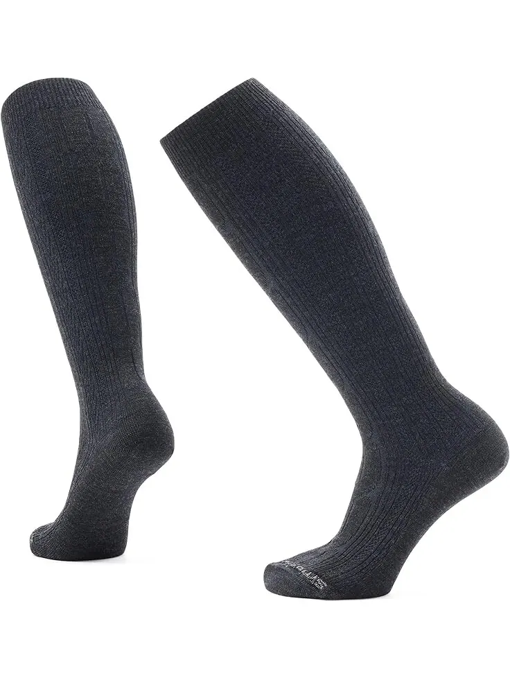 Носки Unisex Smartwool Everyday Cable Knee High Socks — изображение 1 из 1, угольный