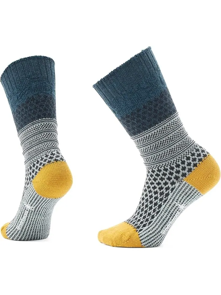 Носки Unisex Smartwool Everyday Popcorn Cable Crew Socks — изображение 1 из 1, зеленый