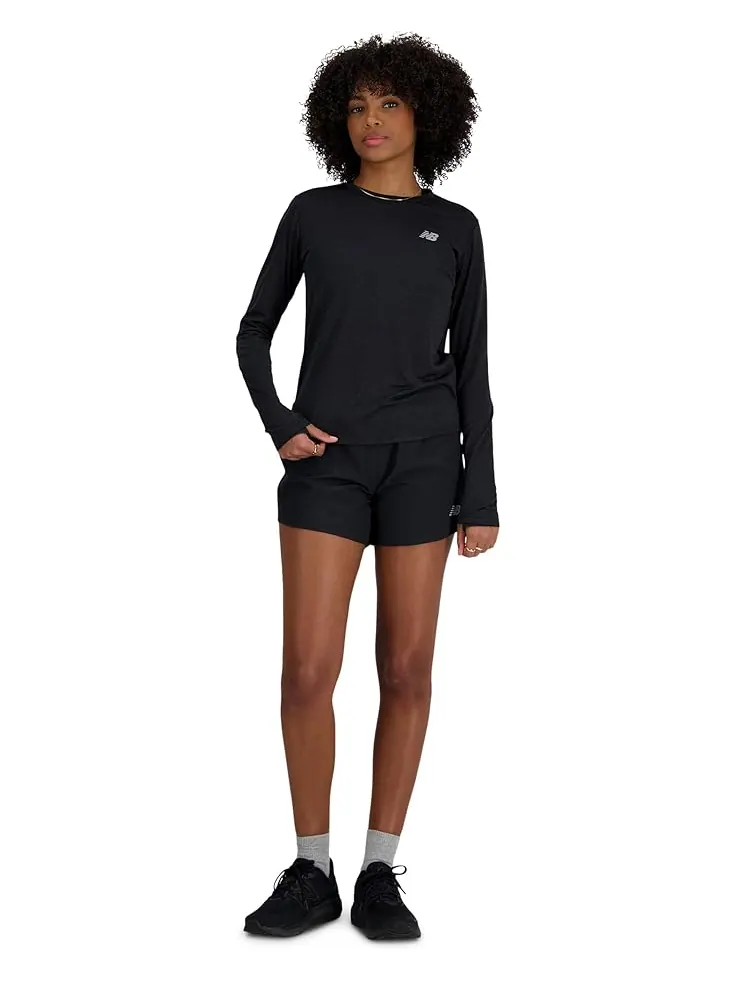 Лонгслив New Balance Athletics Long Sleeve — изображение 4 из 4, черный