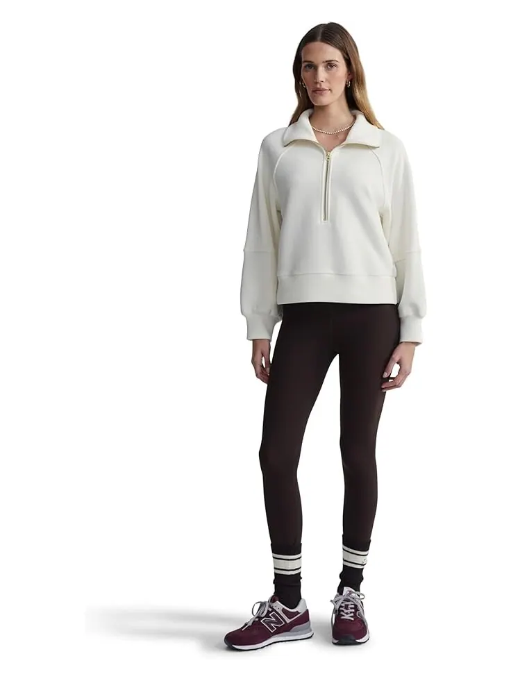 Свитер Varley Milano Half Zip Sweat — изображение 4 из 4, слоновая кость