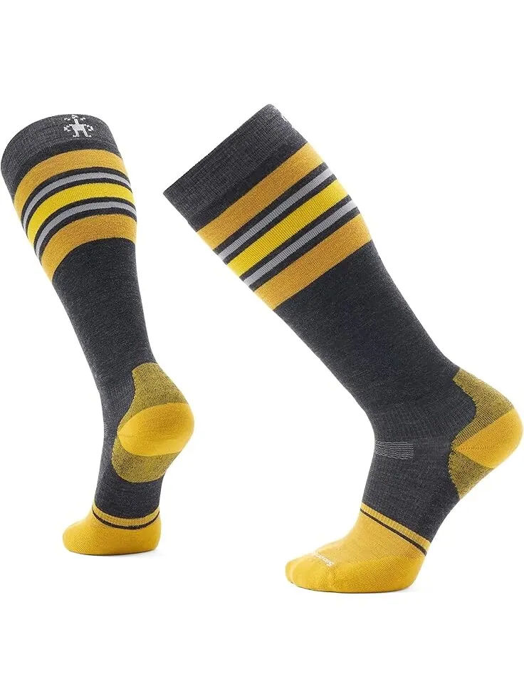 Носки Smartwool Snowboard Targeted Cushion Stripe Extra Stretch Over The Calf Socks — изображение 1 из 1, угольный