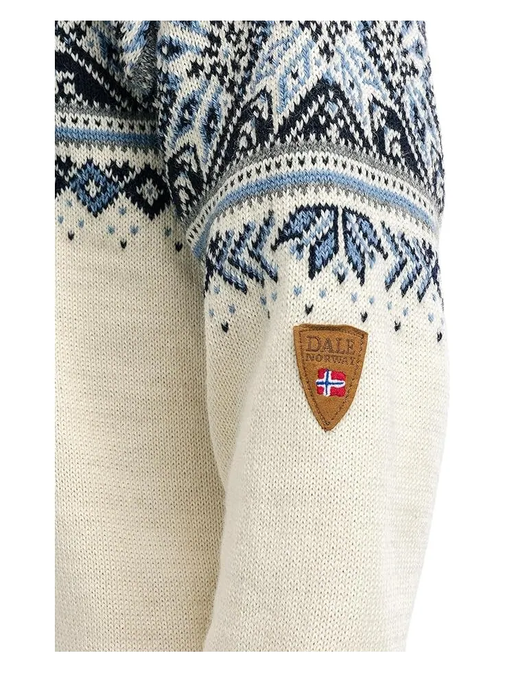 Свитер Dale of Norway Vail Sweater — изображение 3 из 3, белый/темно-синий/синий