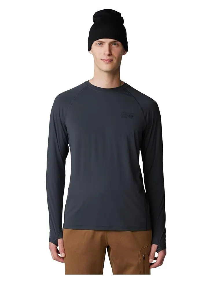 Лонгслив Mountain Hardwear Crater Lake Long Sleeve Crew — изображение 1 из 5, серый