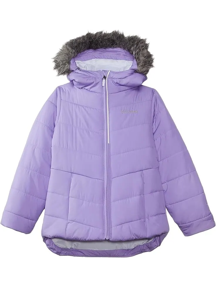 Куртка Columbia Kids Katelyn Crest III Hooded Jacket — изображение 1 из 3, фиолетовый