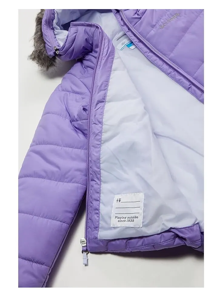 Куртка Columbia Kids Katelyn Crest III Hooded Jacket — изображение 2 из 3, фиолетовый