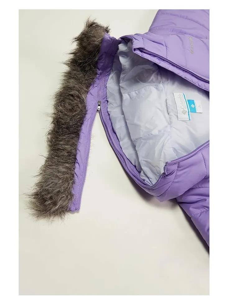 Куртка Columbia Kids Katelyn Crest III Hooded Jacket — изображение 3 из 3, фиолетовый
