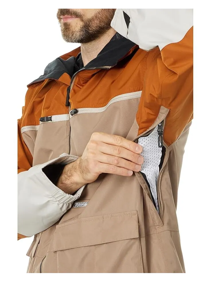 Куртка Volcom Snow Nightbreaker 20K Jacket — изображение 3 из 5, коричневый