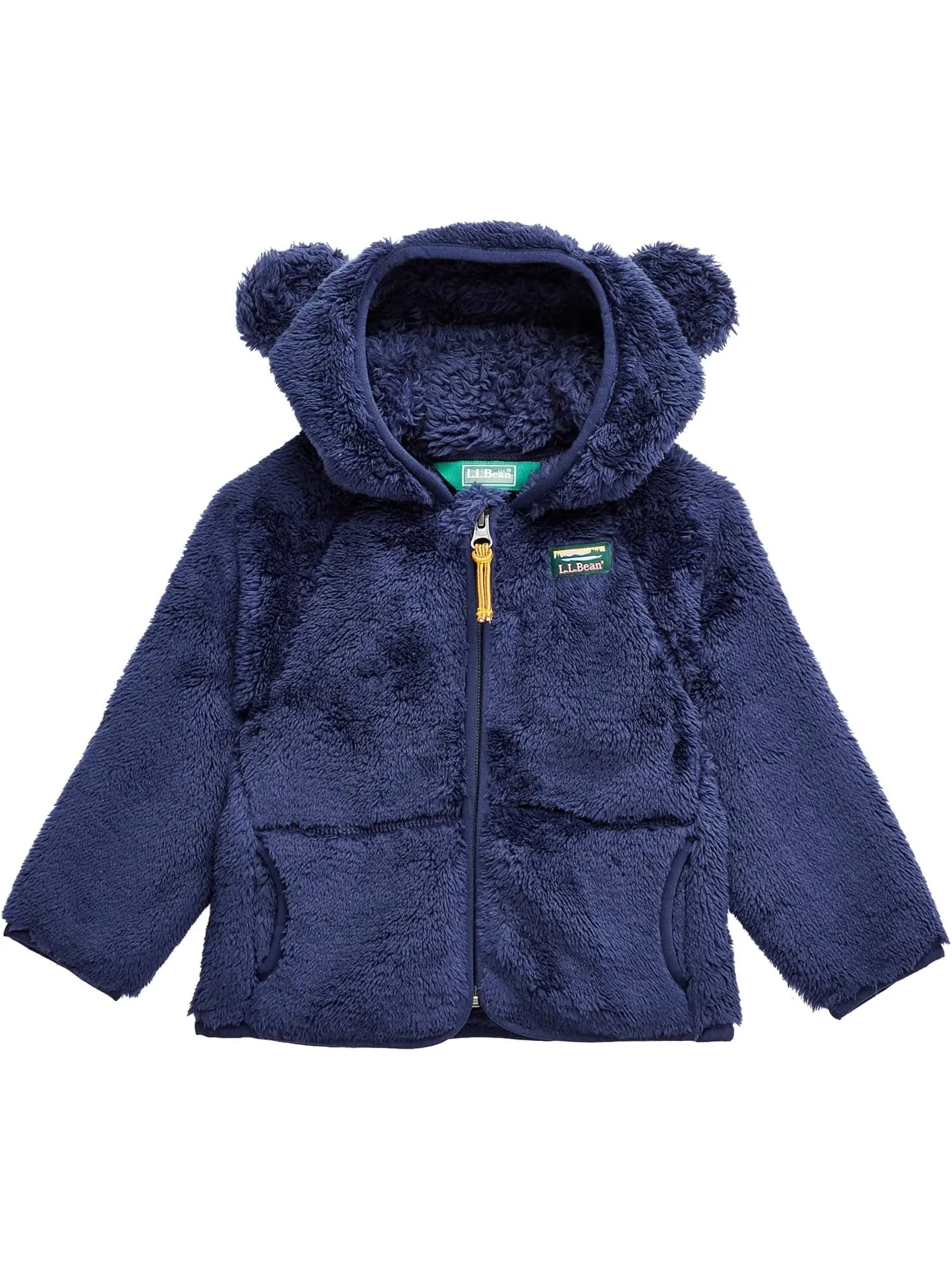 Флисовая куртка с высоким ворсом L.L.Bean Kids — синий