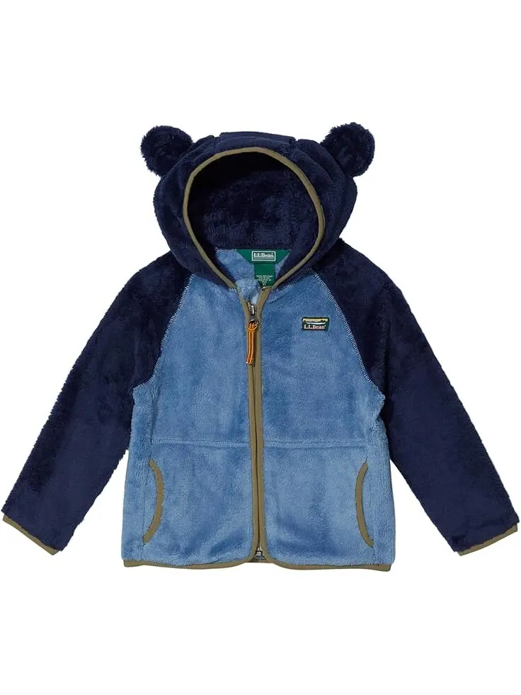 Куртка L.L.Bean Hi-Pile Fleece Color-Block Jacket — изображение 1 из 1, яркий темно-синий/синий