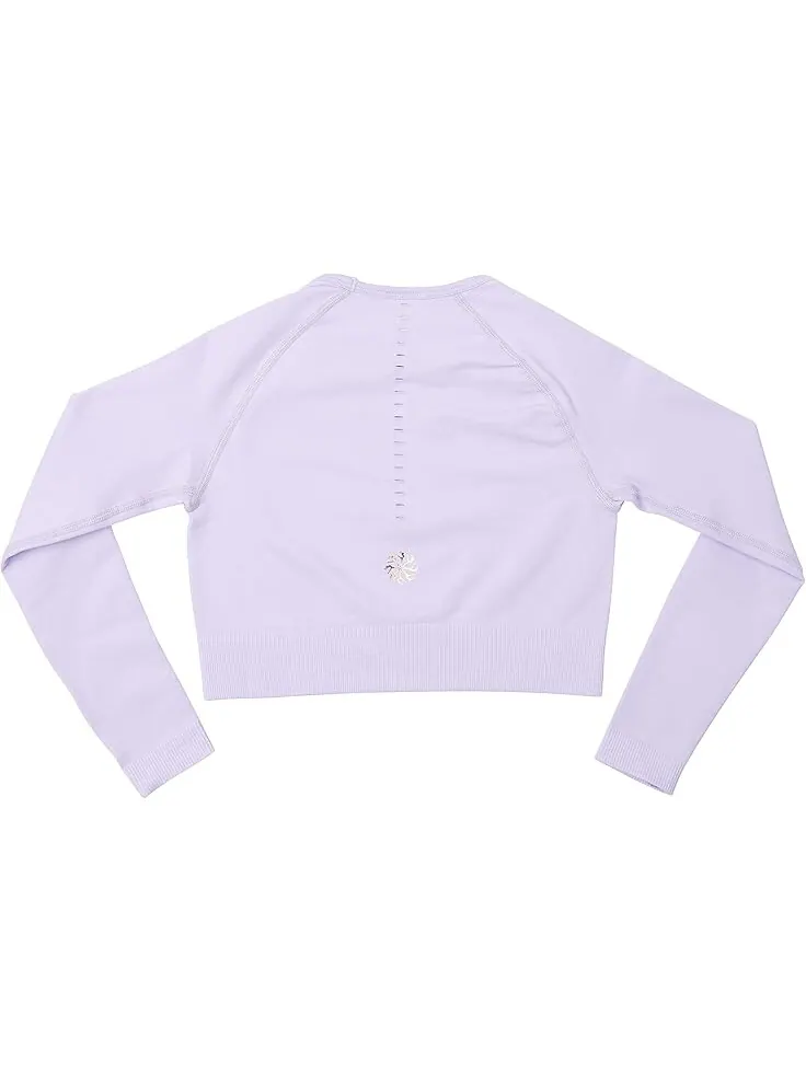 Топ Flo Active Hollie Long Sleeve Ribbed Seamless Top — изображение 2 из 2, сирень