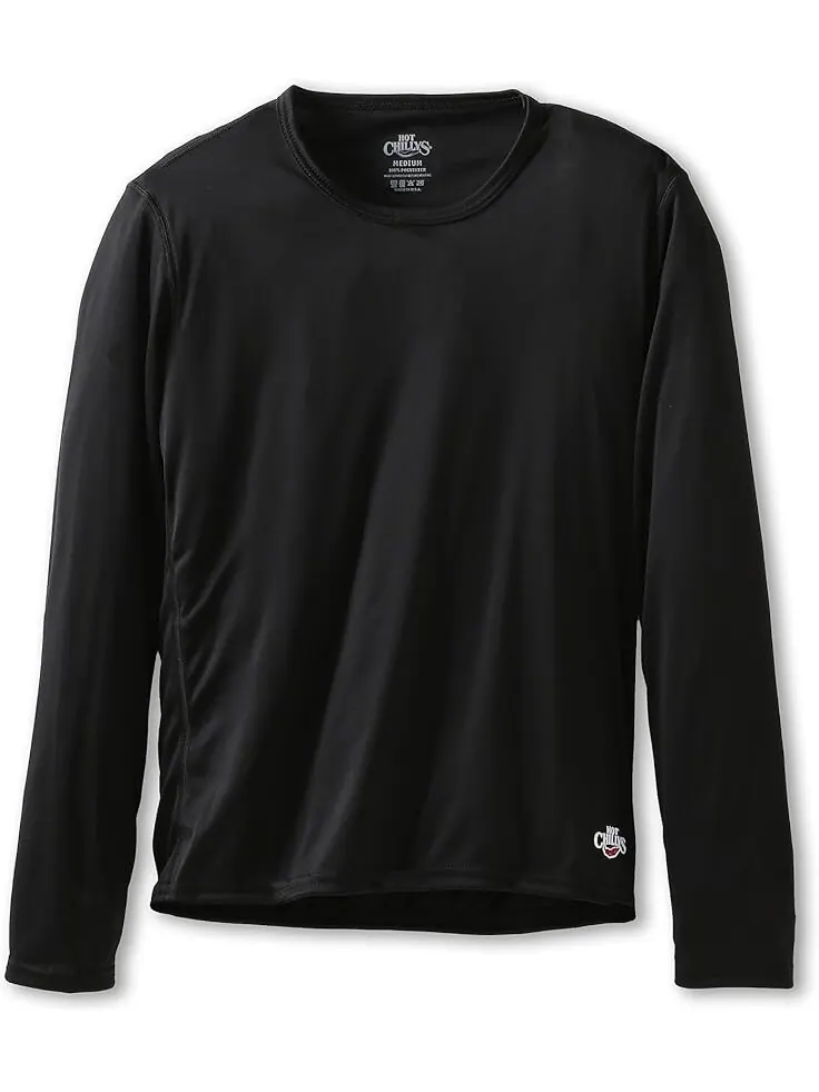 Футболка Hot Chillys Kids Peachskins Crew Neck — изображение 1 из 1, черный