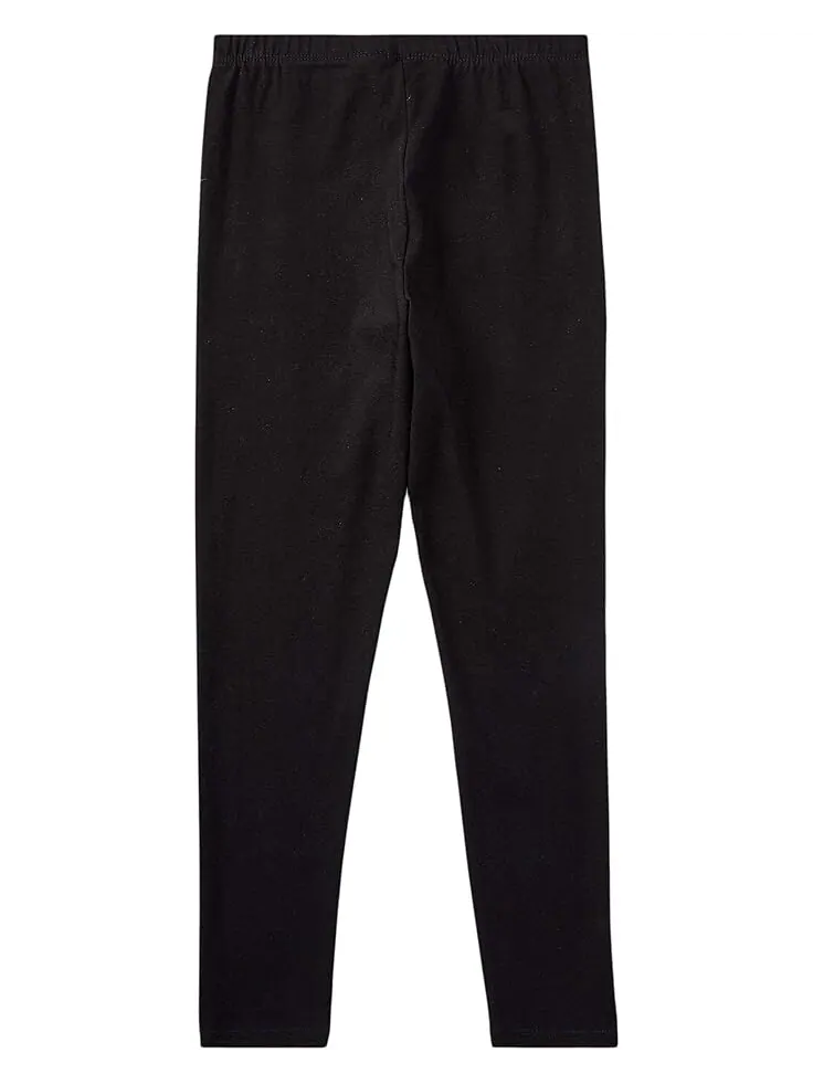 Брюки Polo Ralph Lauren Kids Stretch Cotton Legging — изображение 2 из 2, черный