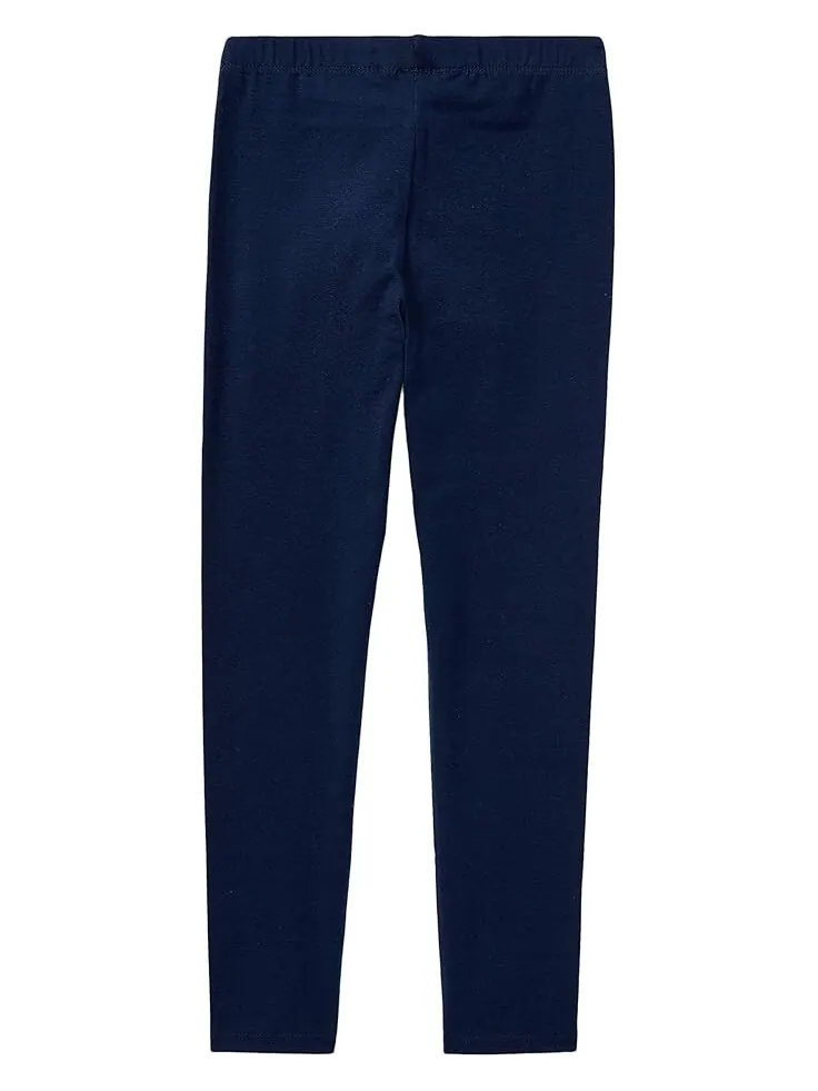Брюки Polo Ralph Lauren Kids Stretch Cotton Legging — изображение 2 из 3, темно-синий