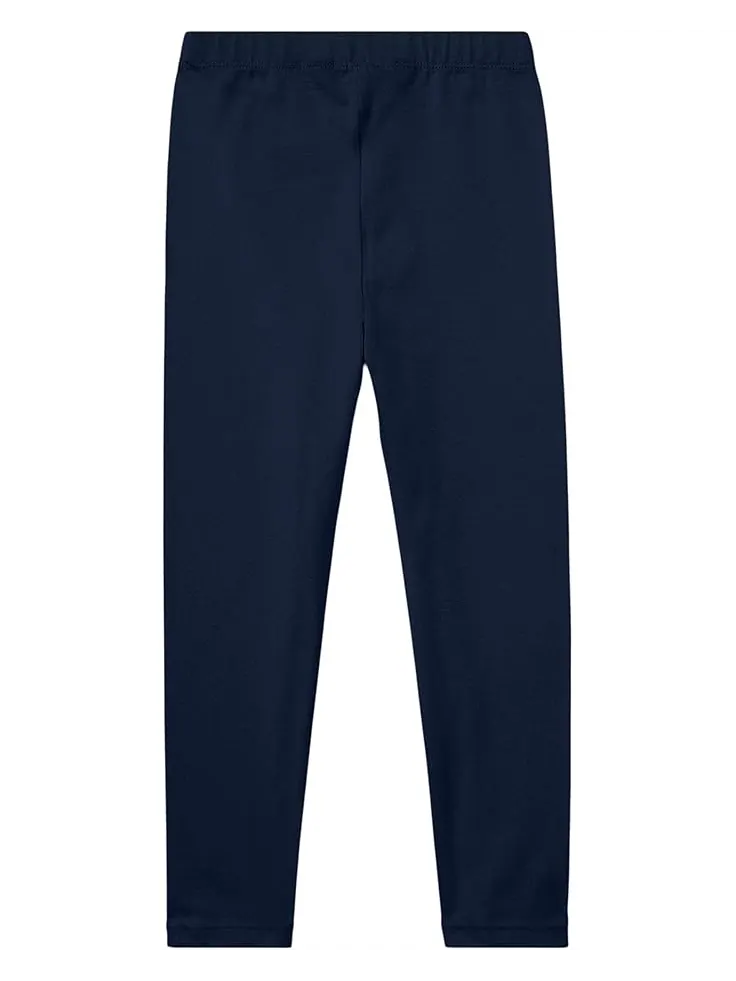 Брюки Polo Ralph Lauren Kids Stretch Cotton Legging — изображение 2 из 2, темно-синий