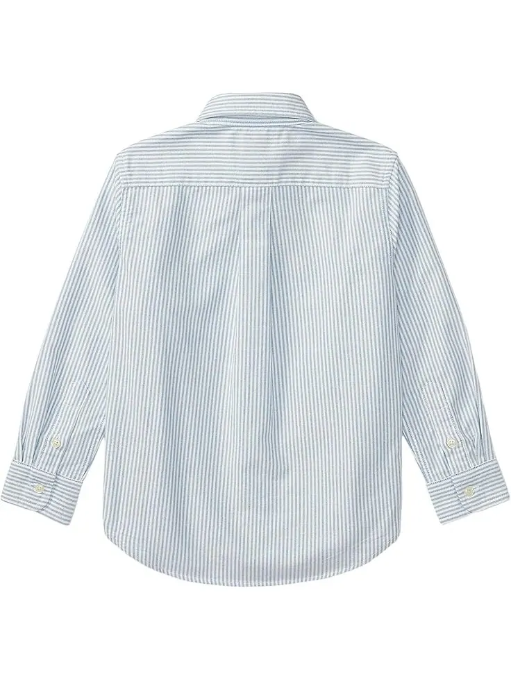 Рубашка Polo Ralph Lauren Kids Striped Cotton Oxford Shirt — 2