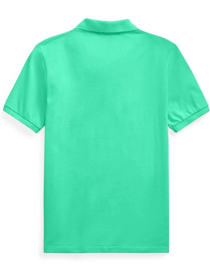 Поло Polo Ralph Lauren Kids Cotton Mesh Polo Shirt — изображение 2 из 2, зеленый