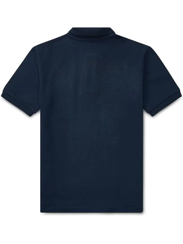 Поло Polo Ralph Lauren Kids Cotton Mesh Polo Shirt — изображение 2 из 2, темно-синий