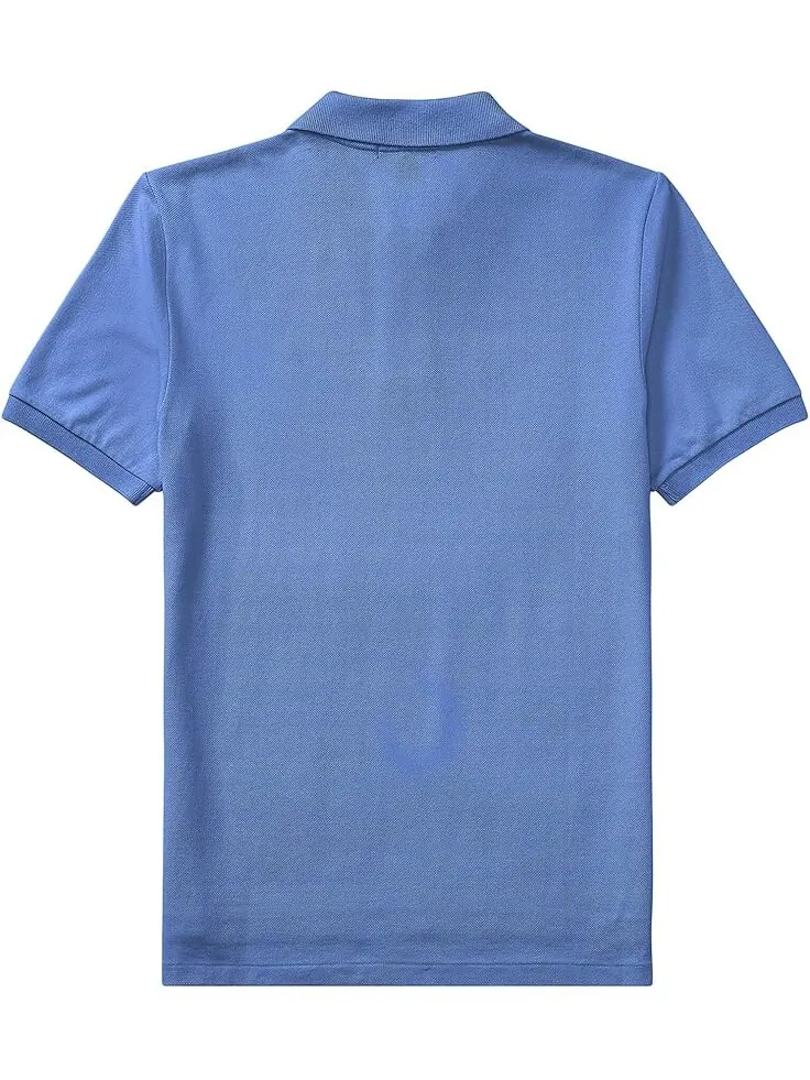 Поло Polo Ralph Lauren Kids Cotton Mesh Polo Shirt — изображение 2 из 2, синий