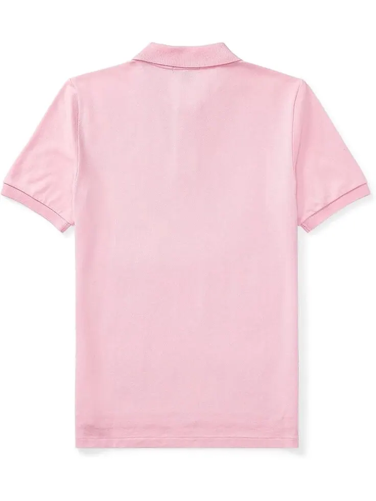Поло Polo Ralph Lauren Kids Cotton Mesh Polo Shirt — изображение 2 из 2, розовый