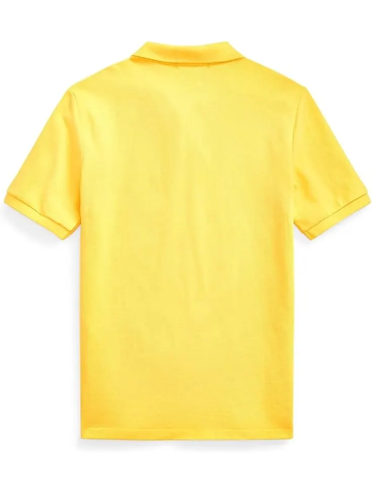Поло Polo Ralph Lauren Kids Cotton Mesh Polo Shirt — изображение 2 из 2, желтый