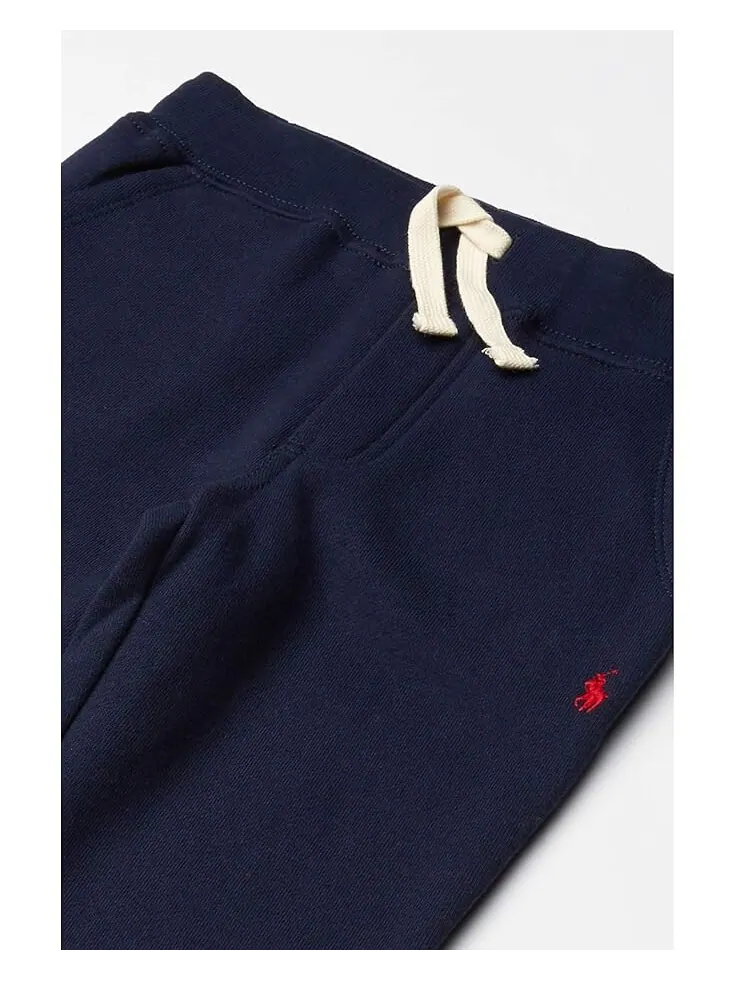 Брюки Polo Ralph Lauren Kids Cotton Blend Fleece Joggers — изображение 3 из 4, темно-синий
