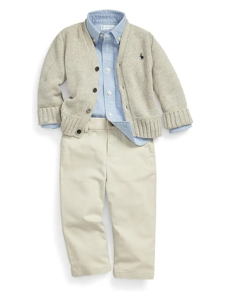 Рубашка Polo Ralph Lauren Kids Cotton Oxford Sport Shirt — 3