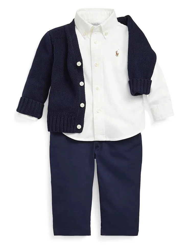 Рубашка Polo Ralph Lauren Kids Cotton Oxford Sport Shirt — 3