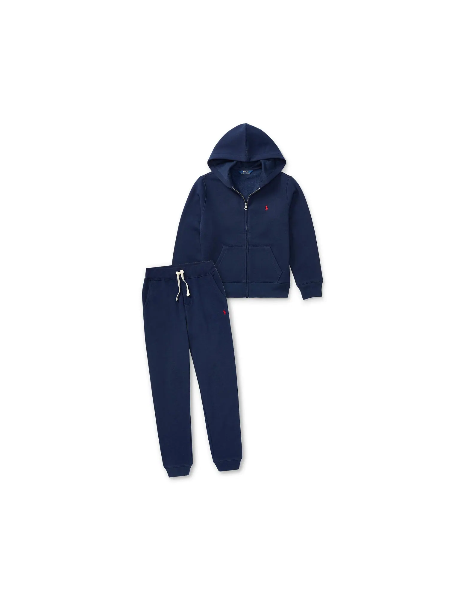 Брюки Polo Ralph Lauren Kids Cotton-Blend-Fleece Joggers — изображение 3 из 3, темно-синий