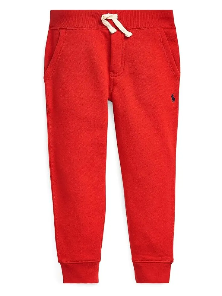 Брюки Polo Ralph Lauren Kids Cotton Blend Fleece Joggers — изображение 1 из 3, красный