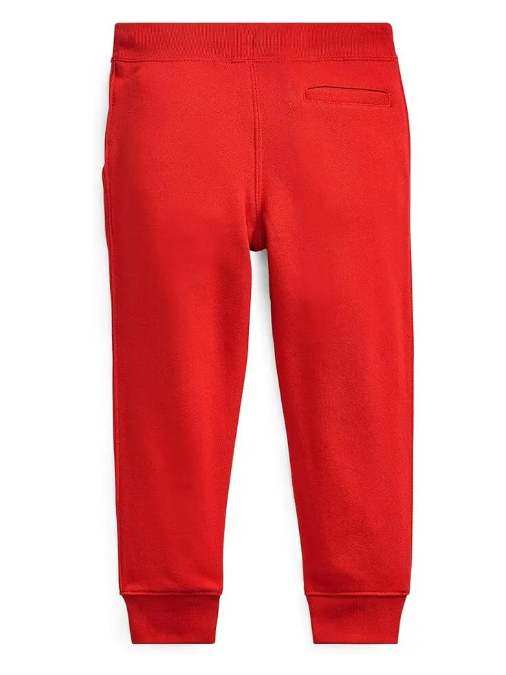 Брюки Polo Ralph Lauren Kids Cotton Blend Fleece Joggers — изображение 2 из 3, красный