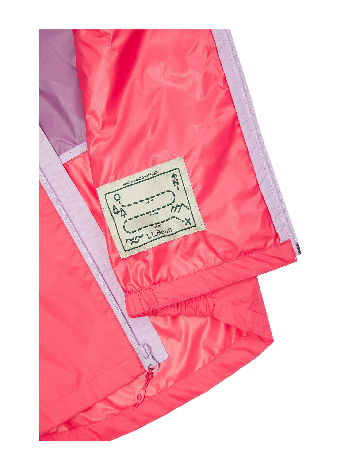 Куртка L.L.Bean Wind and Rain Jacket — изображение 2 из 2, фиолетовый