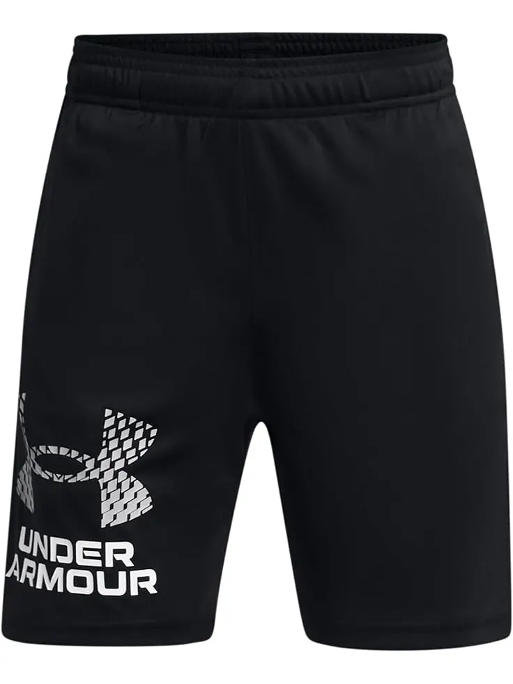 Шорты Under Armour Kids Tech Logo Shorts — изображение 1 из 2, черный/серый