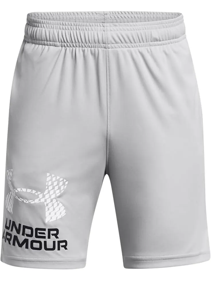 Шорты Under Armour Kids Tech Logo Shorts — изображение 1 из 2, серый/белый