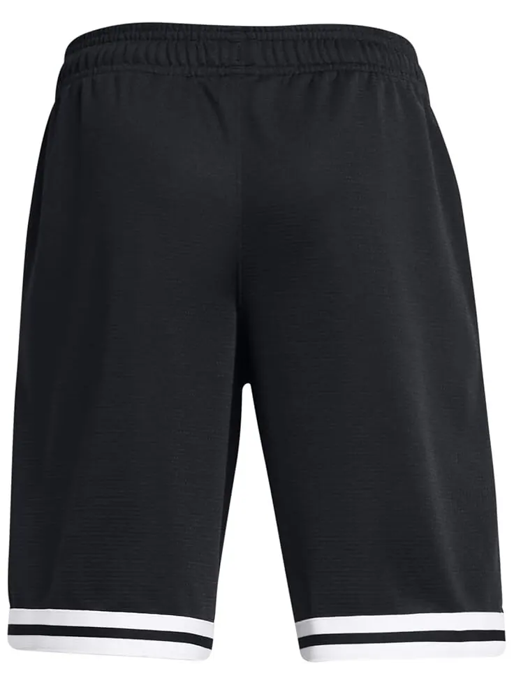 Шорты Under Armour Kids Perimeter Basketball Shorts — изображение 2 из 2, черный/белый