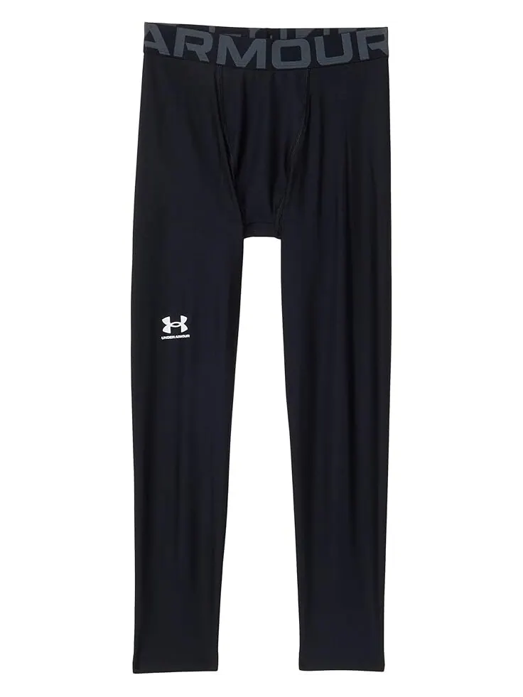 Брюки Under Armour Kids HeatGear Armour Leggings — изображение 1 из 1, черный/серый