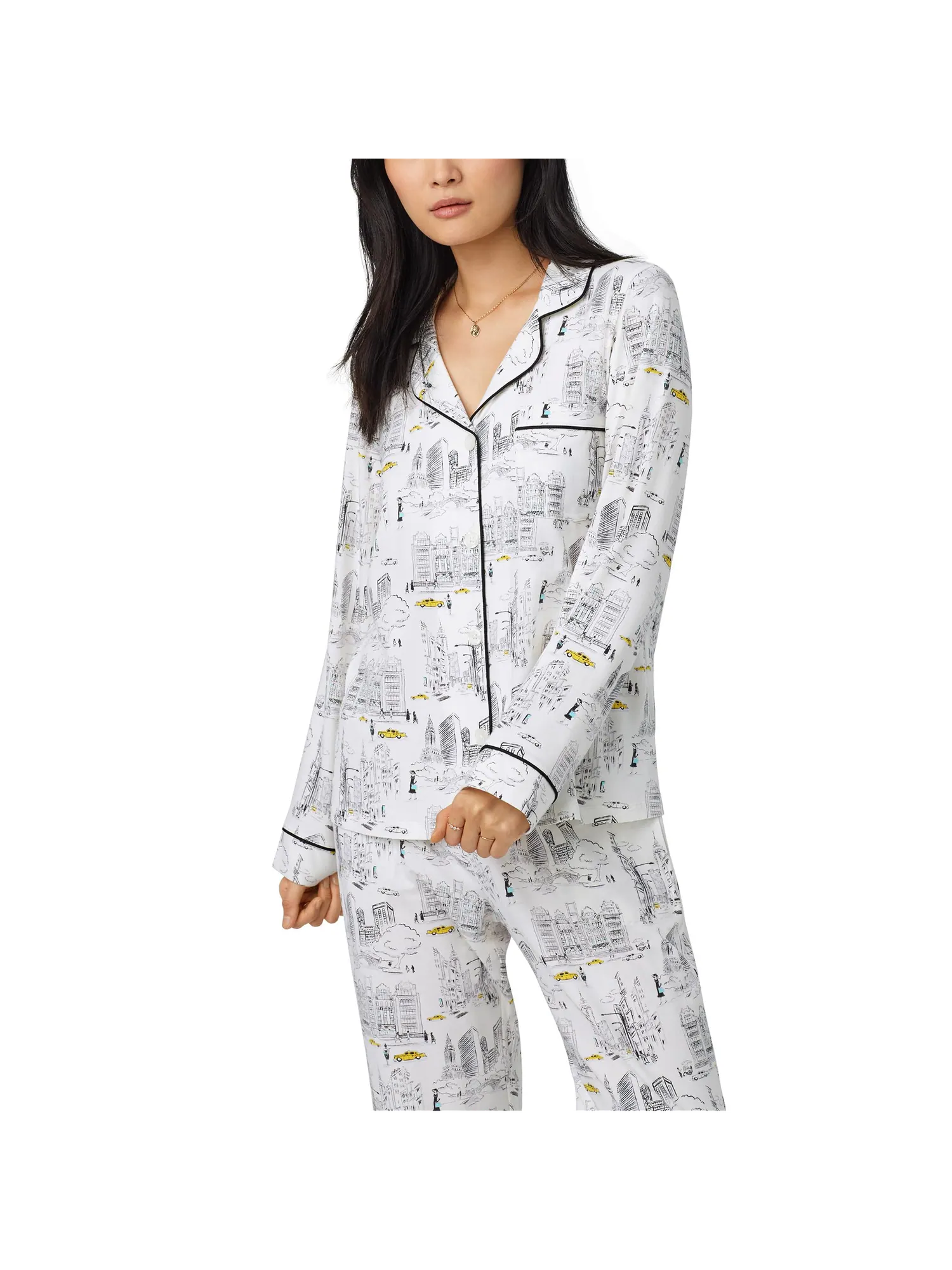 Пижама Bedhead PJs Organic Cotton Jersey Long — изображение 3 из 3