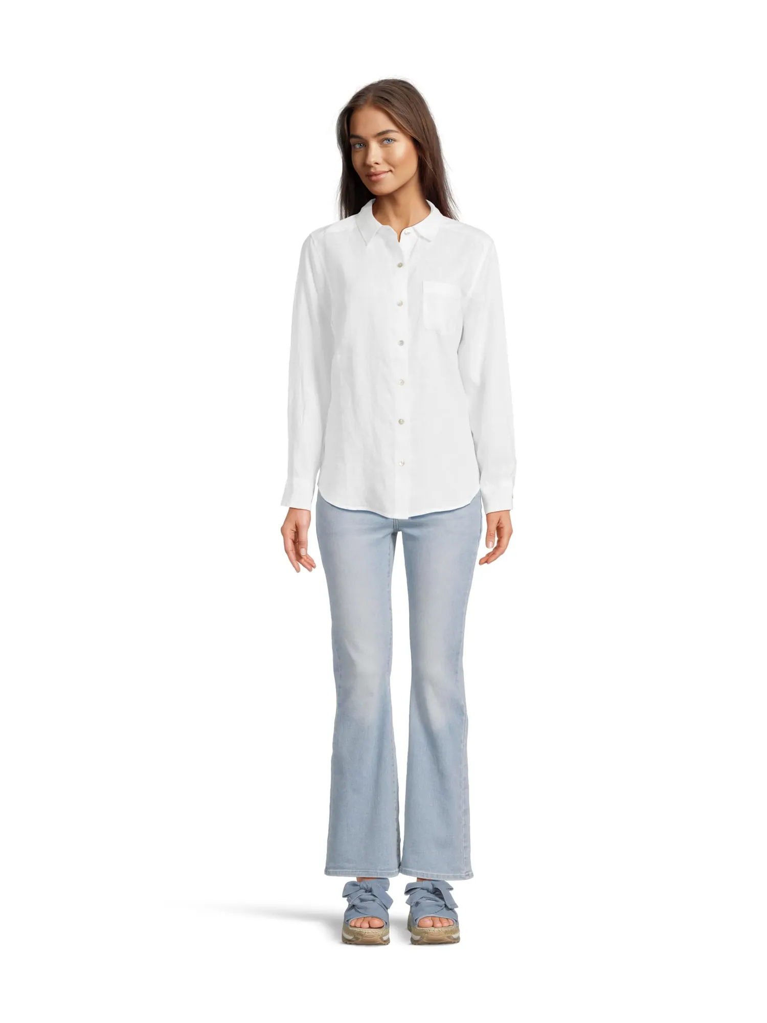 Рубашка Tommy Bahama Coastalina Relaxed Long — изображение 5 из 5, белый
