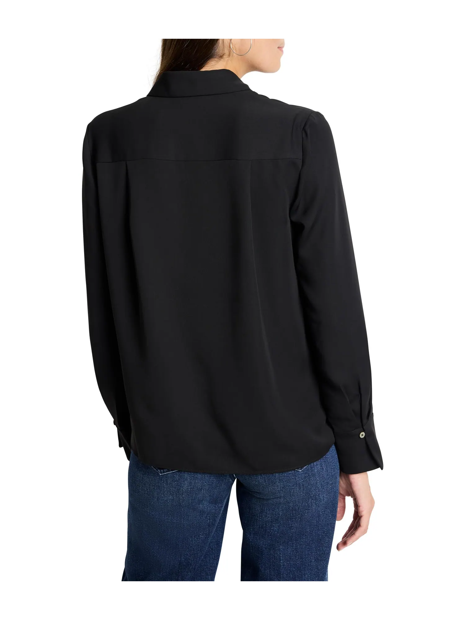 Рубашка NIC+ZOE Easy Popover Shirt — изображение 2 из 3, черный