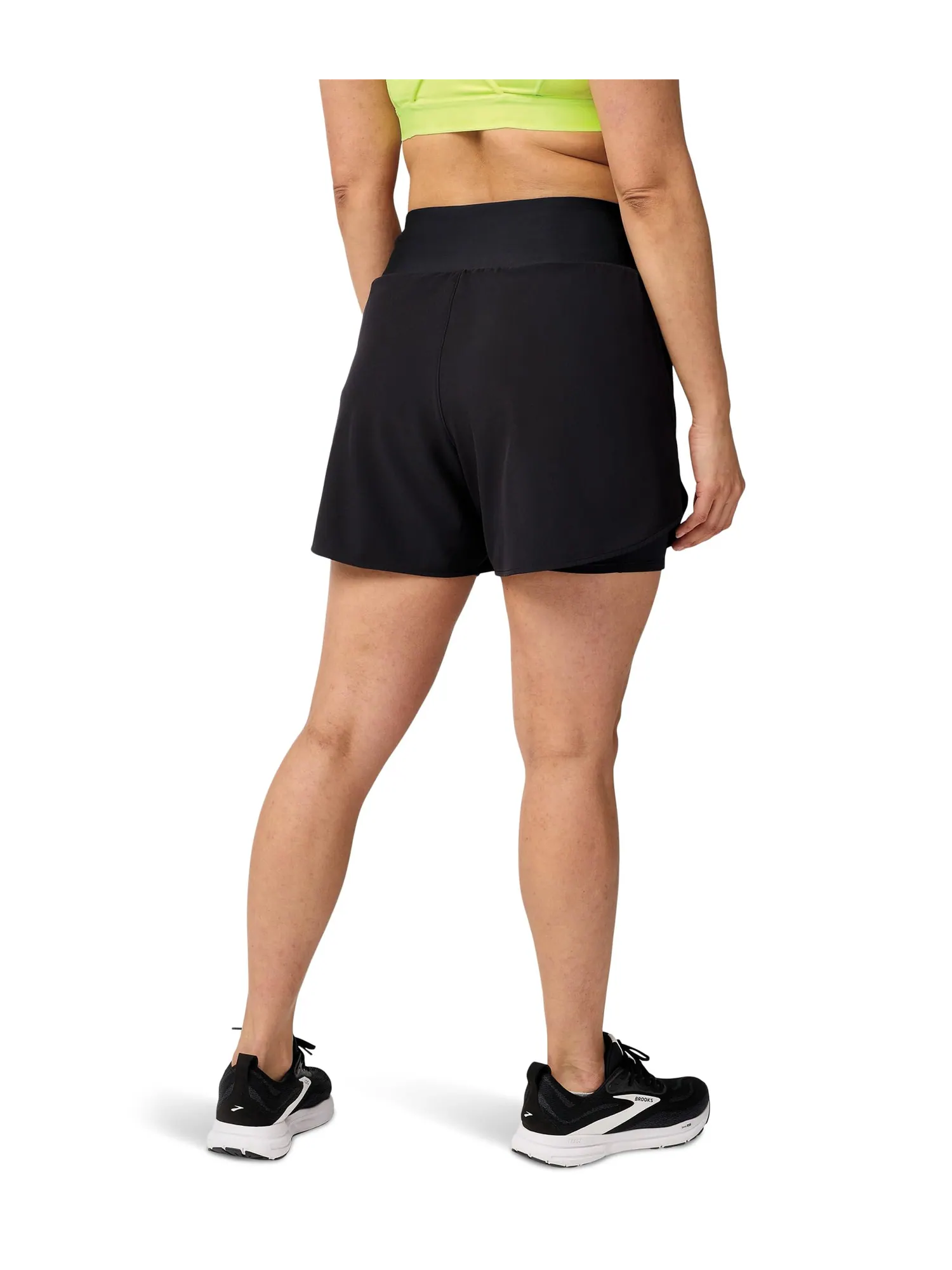 Шорты Brooks Chaser 5" 2-in-1 Shorts 2.0 — изображение 2 из 3, черный