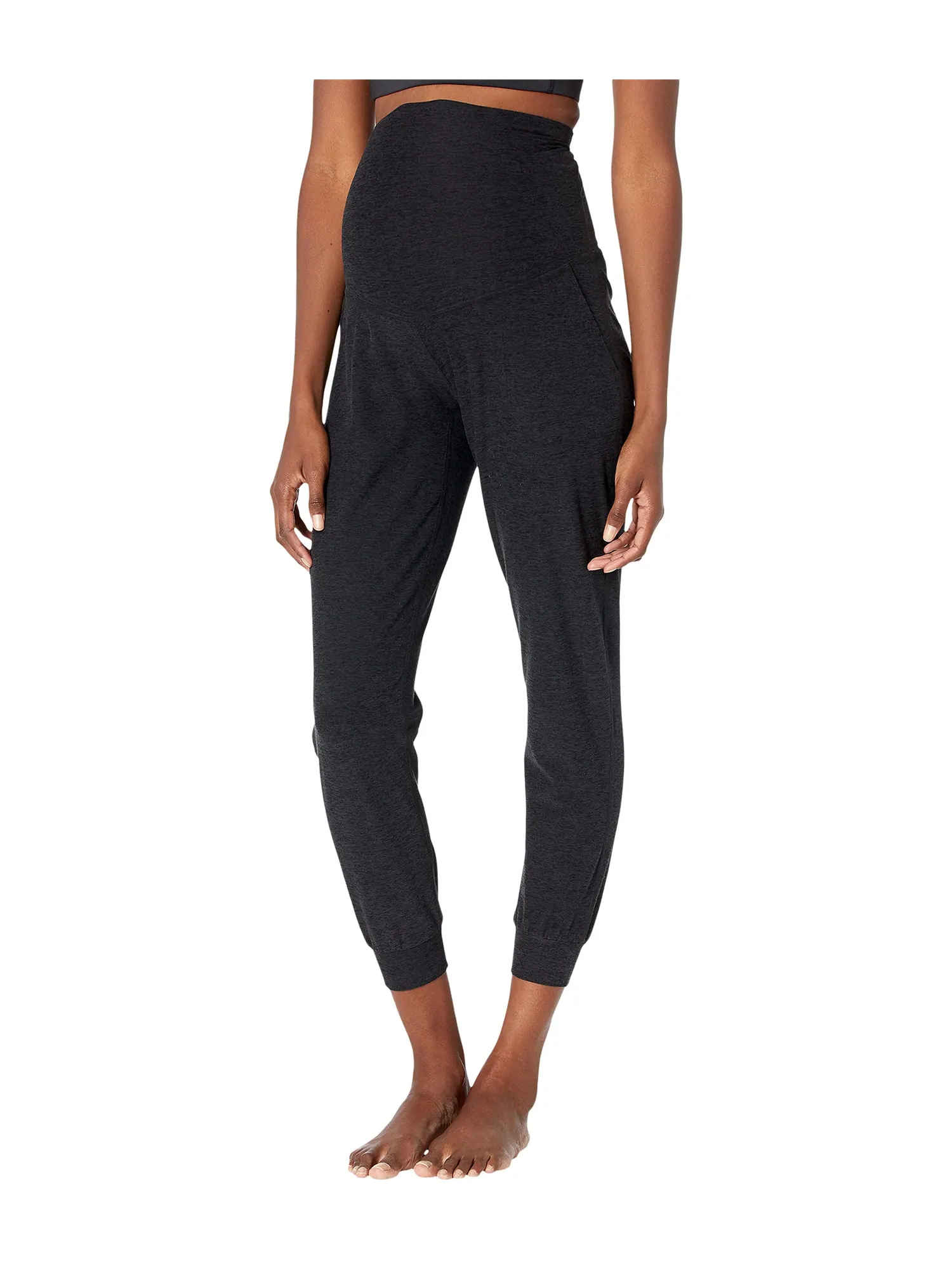 Брюки Beyond Yoga Spacedye Beyond The Bump Maternity Midi Joggers — изображение 1 из 3, самая темная ночь