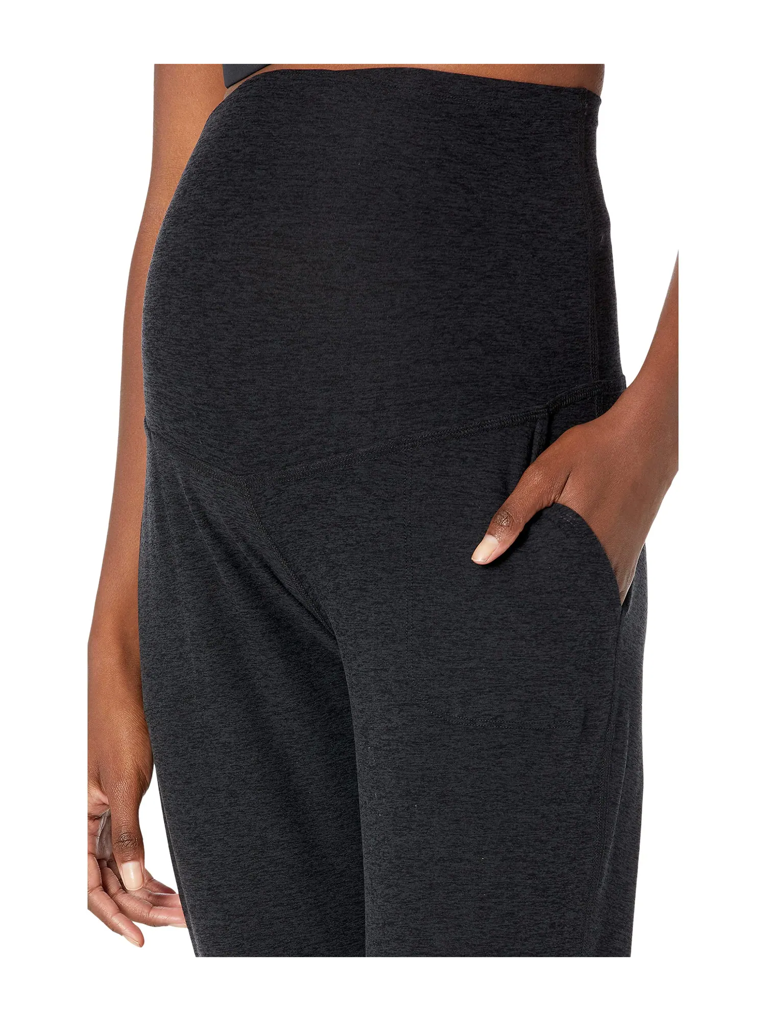 Брюки Beyond Yoga Spacedye Beyond The Bump Maternity Midi Joggers — изображение 3 из 3, самая темная ночь