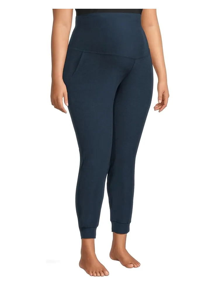 Женские спортивные брюки Beyond Yoga Spacedye Beyond The Bump Maternity Midi Joggers — изображение 2 из 5, темно-синий