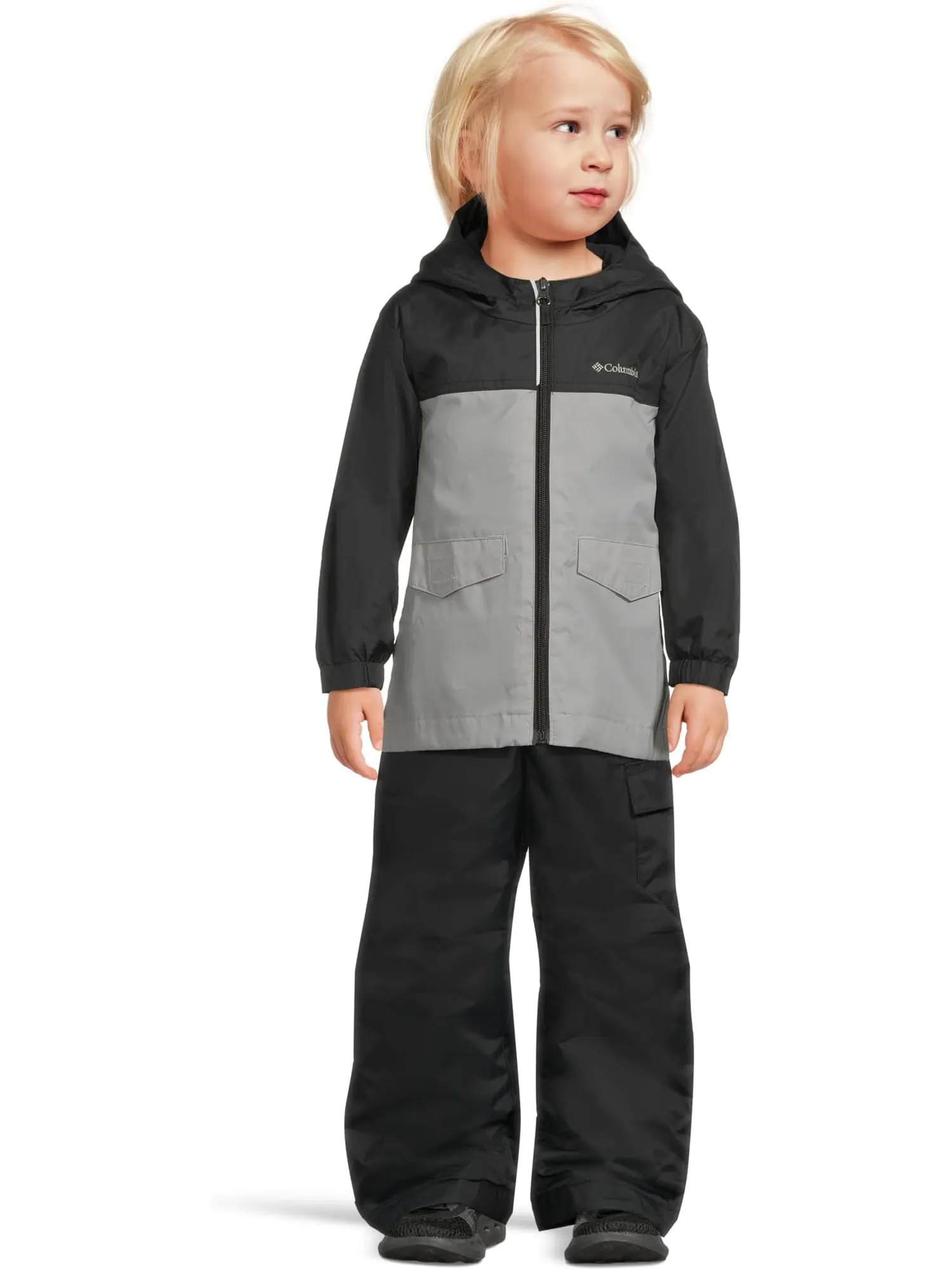 Куртка Rain-Zilla II Columbia Kids — изображение 1 из 3, черный/серый