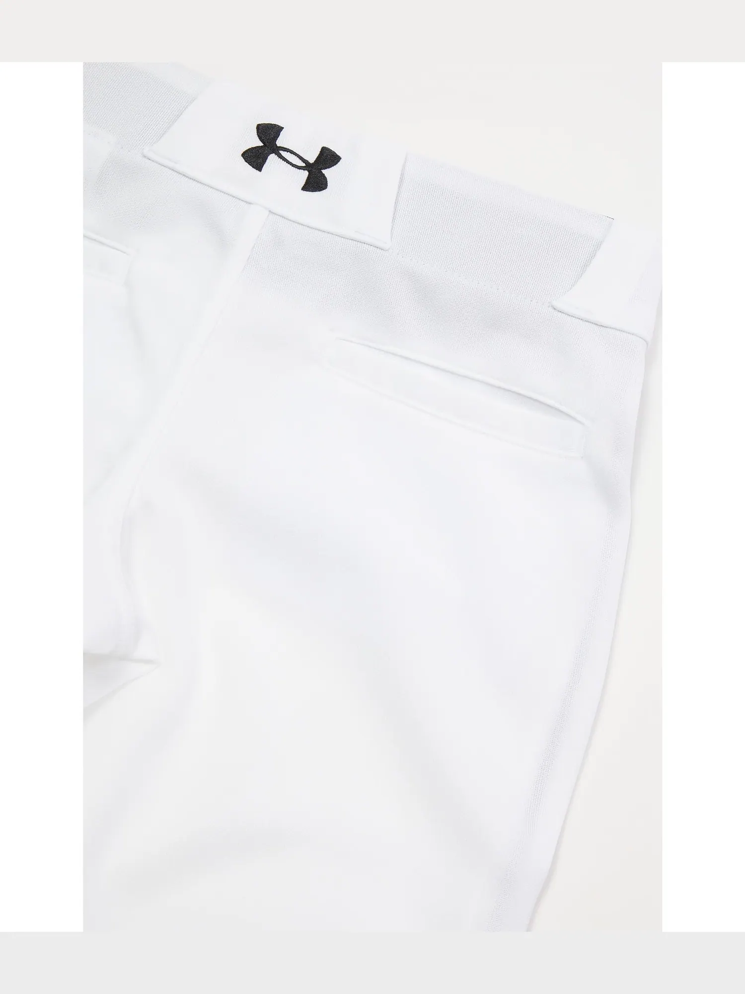 Брюки Under Armour Kids Utility Baseball Pants Pipe — изображение 2 из 2, белый/черный/черный