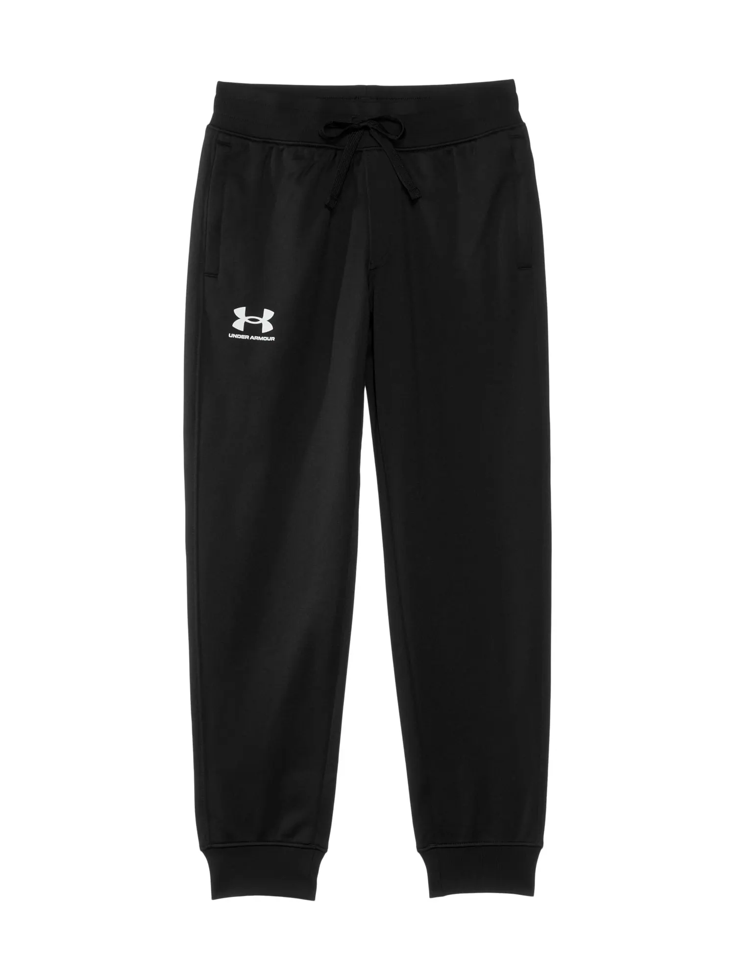 Брюки Under Armour Kids Icon Knit Pants — изображение 1 из 1, черный/белый